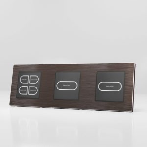 Hotel Electrical Sockets Hotel Bedside Switch Panels 3-piece integrated switch