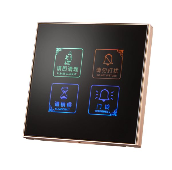 Modern Design Hotel Room Electronic Doorplate Durable Aluminium Brass Acrylic Steel Iron Apartment Door Signs Hotel Number Plate - Image 2
