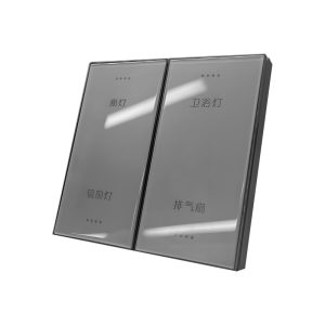 Touch Panel Light Switch Socket Retro Style Hotel Room Switch with Touch Feature