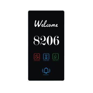 Customizable Hotel Electronic Doorplate Smart Room Control System DND/MUR