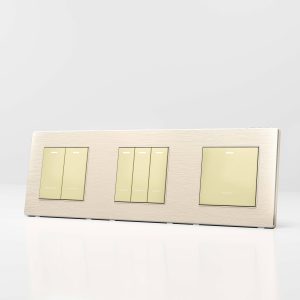 Smart Wall Switch Hotel Automation Guest Room Controller 3-piece integrated switch