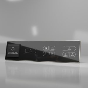 Smart Retro Wall Switch with Touch Panel Electrical Sockets 4 Connected Switches