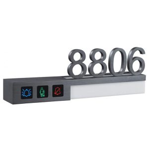 Intelligent Hotel System Doorplate Electronic Doorplate with Control Feature