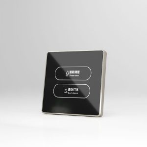 Hotel Smart Light Touch Panel Switch OEM Single Pole Wall Switch Tempered Glass