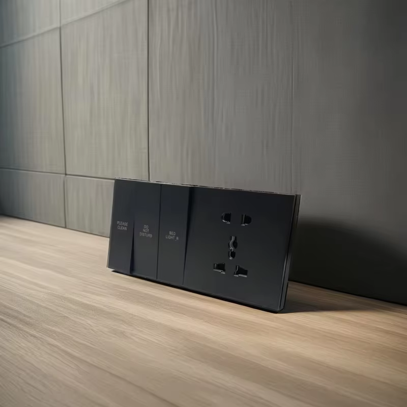 Smart Luxury Single Pole Wall Switch for Home 110v/240v 10A Hotel Switch PC Material - Image 2