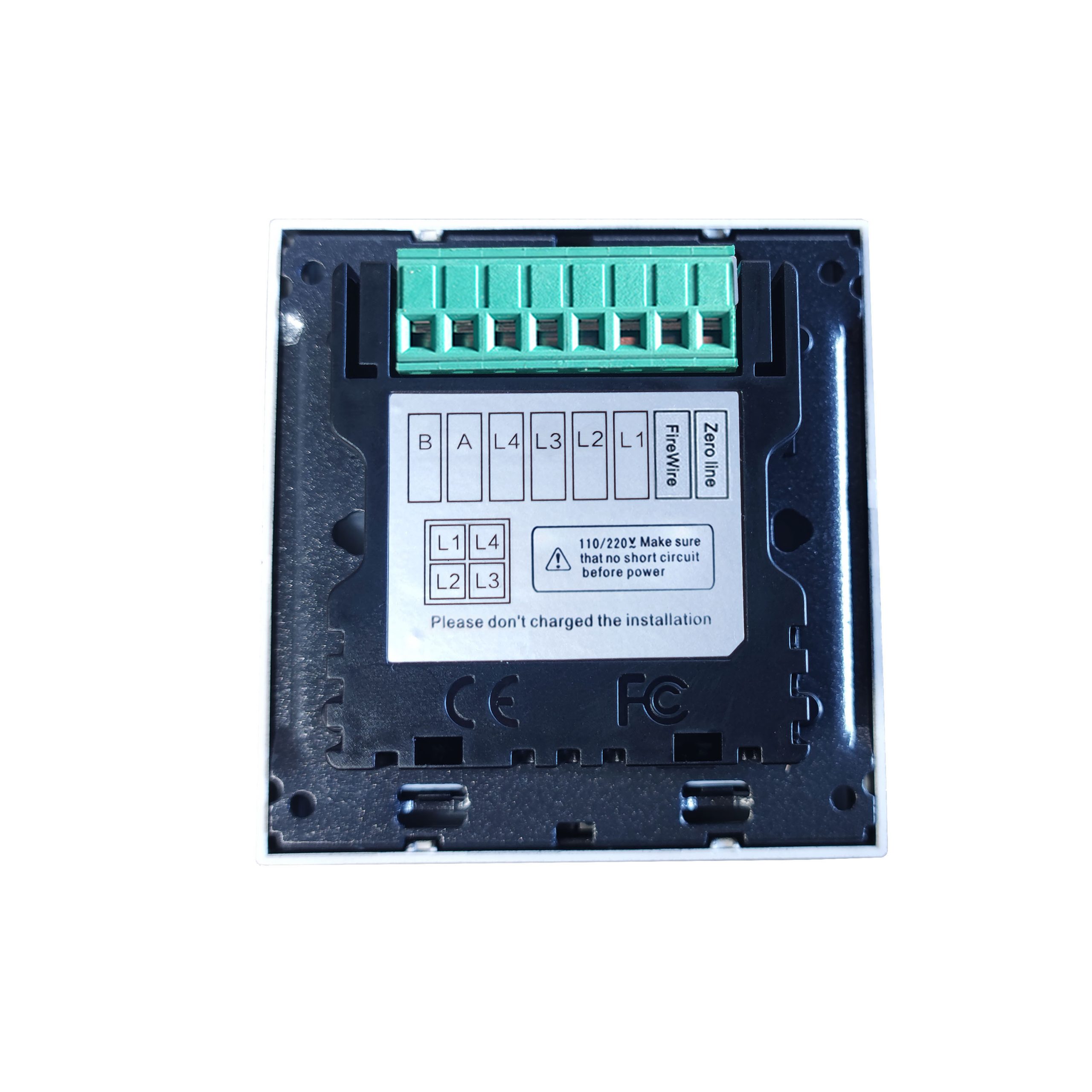 Smart Luxury Single Pole Wall Switch for Home 110v/240v 10A Hotel Switch PC Material - Image 3