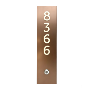 Customized Stainless Steel Acrylic Electronic Digital Doorplate for Hotels