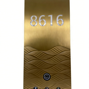 Customized Stainless Steel Acrylic Electronic Digital Doorplate for Hotels - Model DZ406